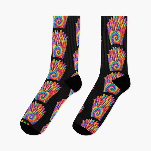 Item preview, Rainbow Tie-Dye French Fries designed and sold by jgvisualarts.