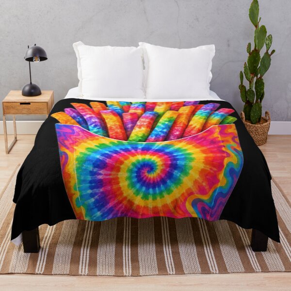 Item preview, Rainbow Tie-Dye French Fries designed and sold by jgvisualarts.