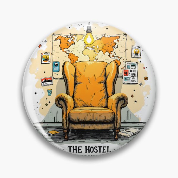 Item preview, Hostel Common Room Traveler Humor designed and sold by NorthingShop.