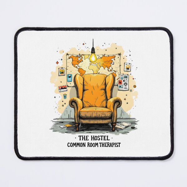 Item preview, Hostel Common Room Traveler Humor designed and sold by NorthingShop.