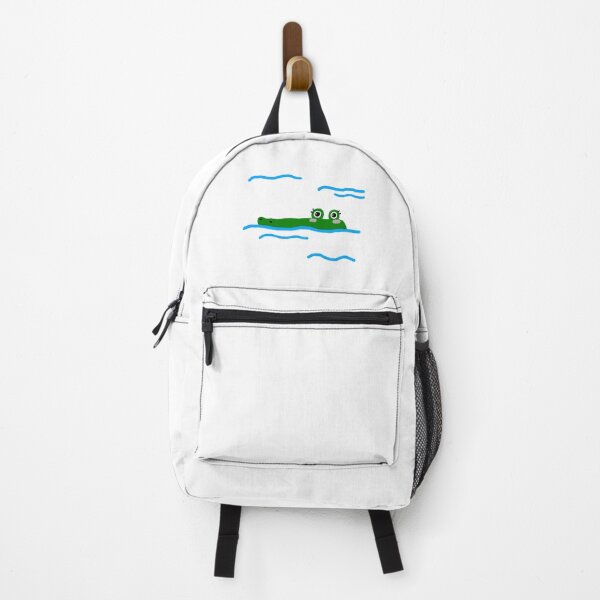 Item preview, Cute Crocodile Swimming in Water Illustration designed and sold by BitDoodle.