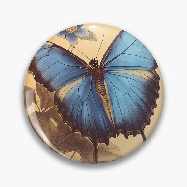 Item preview, Morpho Azul — Gravura Botânica Vintage | Atlantic Forest designed and sold by AtlanticForest.