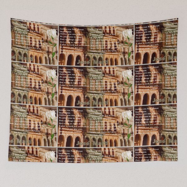 Item preview, Cultivo una Rosa Blanca -- Jose Marti designed and sold by ROSENDE ART HOUSE.