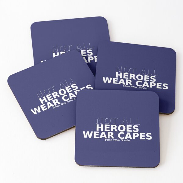 Item preview, Not All Heroes Wear Capes Some Wear Scrubs - Nurse Gift designed and sold by HeartAndScrubs.