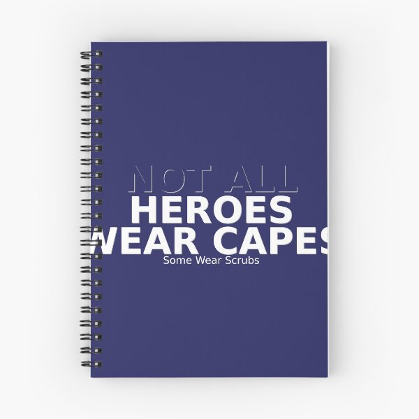 Item preview, Not All Heroes Wear Capes Some Wear Scrubs - Nurse Gift designed and sold by HeartAndScrubs.