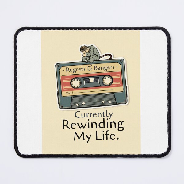 Item preview, Regrets and Bangers Vol 1 Funny Cassette Tape Humor Retro Design designed and sold by jojodebondy.