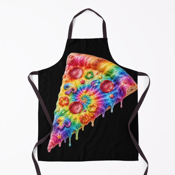Item preview, Rainbow Tie-Dye Pizza Slice designed and sold by jgvisualarts.