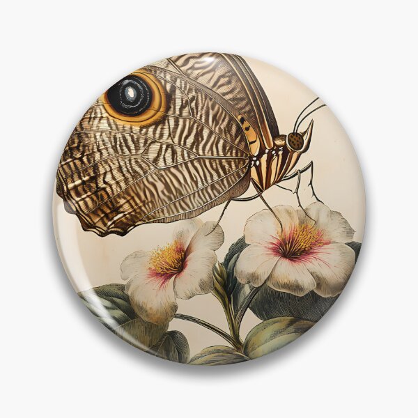 Item preview, Borboleta-Coruja-Grande — Gravura Botânica Vintage | Atlantic Forest designed and sold by AtlanticForest.