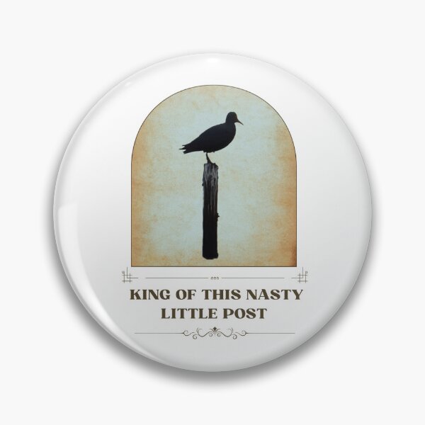 Item preview, King of This Nasty Little Post designed and sold by Feral Vibes.