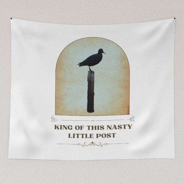 Item preview, King of This Nasty Little Post designed and sold by Feral Vibes.