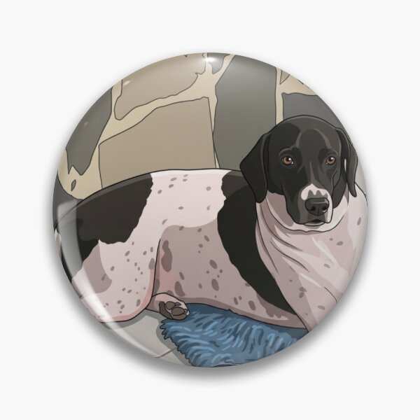 Item preview, Cross-Shaped Dog on Blue Carpet designed and sold by Kirevia.
