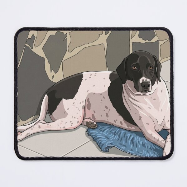 Item preview, Cross-Shaped Dog on Blue Carpet designed and sold by Kirevia.