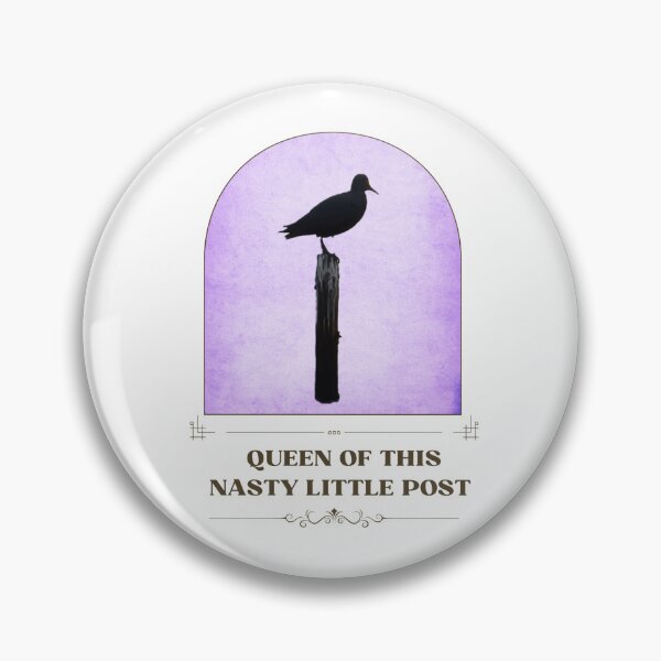 Item preview, Queen of This Nasty Little Post designed and sold by Feral Vibes.