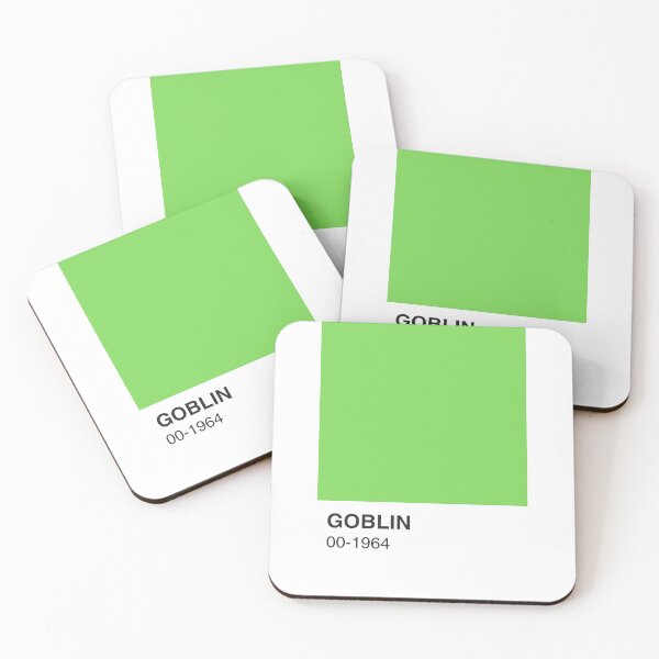 Item preview, Spider Goblin Man Movie Comic Green Colour Swatch - Full Width designed and sold by The Colourful Game.