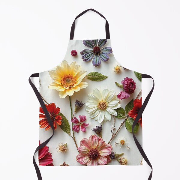 Item preview, Vibrant Colorful Floral Flatlay designed and sold by IntelliMindDesigns.