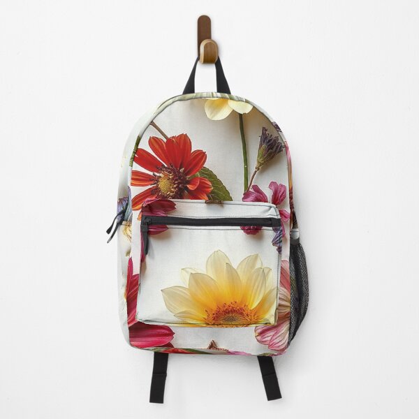 Item preview, Vibrant Colorful Floral Flatlay designed and sold by IntelliMindDesigns.