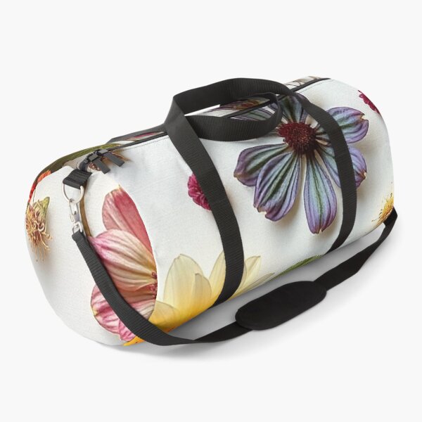 Item preview, Vibrant Colorful Floral Flatlay designed and sold by IntelliMindDesigns.