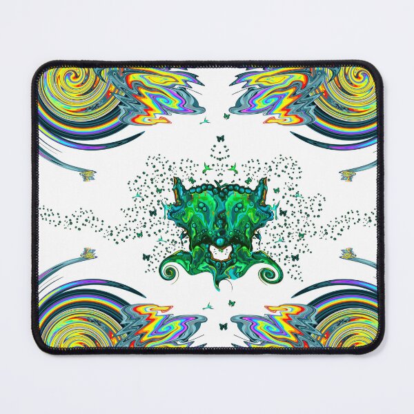 Item preview, Cosmic Wolf blue/green designed and sold by Whimsicalwakko's.