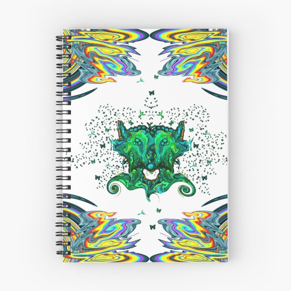 Item preview, Cosmic Wolf blue/green designed and sold by Whimsicalwakko's.