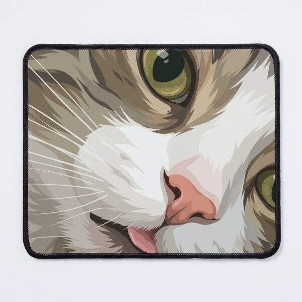 Item preview, Close-up of a cat sticking out its tongue designed and sold by Kirevia.