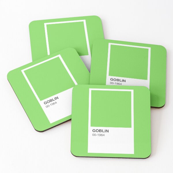 Item preview, Spider Goblin Man Movie Comic Green Colour Swatch - Green Border designed and sold by The Colourful Game.