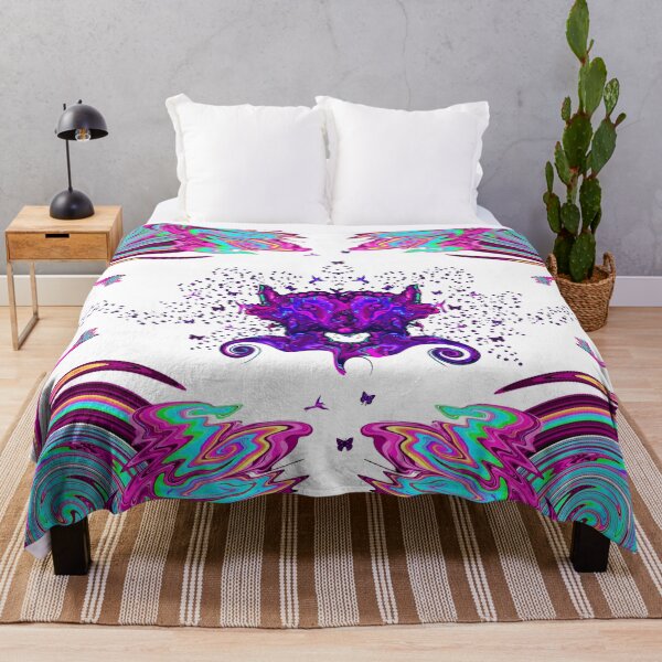 Item preview, cosmic wolf pink/purple designed and sold by Whimsicalwakko's.