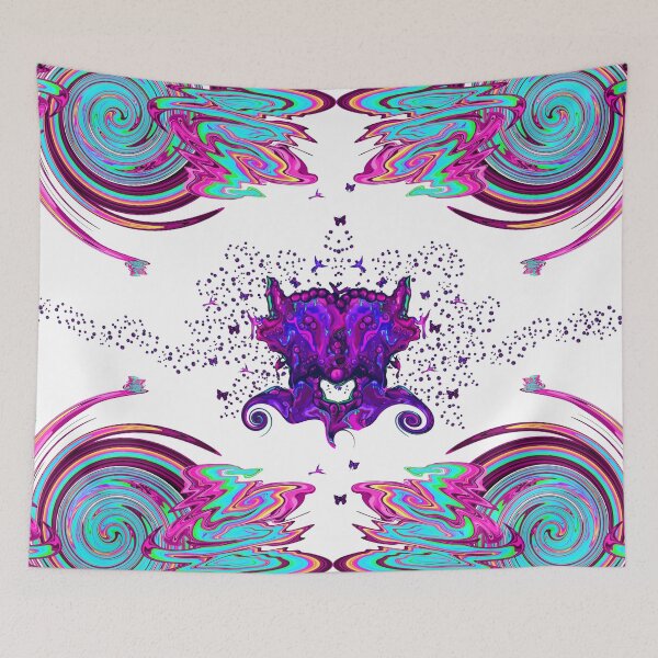 Item preview, cosmic wolf pink/purple designed and sold by Whimsicalwakko's.