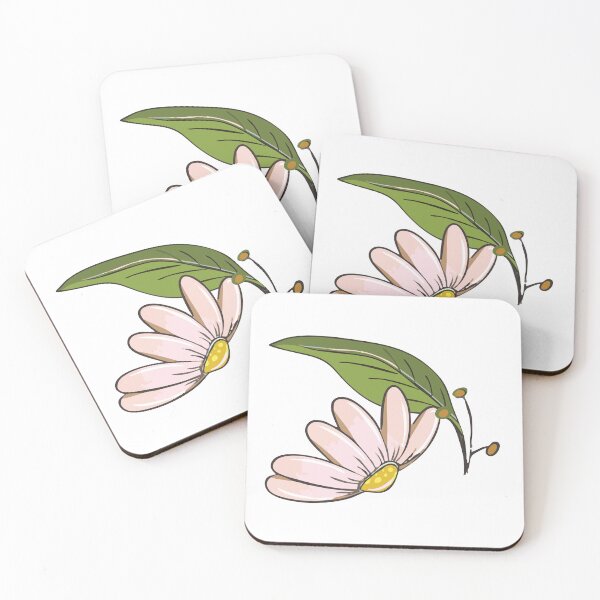 Item preview, Whimsical Daisy and Sage Green Leaves Cottagecore Pattern designed and sold by Fiorart Studio .