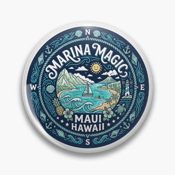 Item preview, MARINA MAGIC Maui Hawaii designed and sold by Birdie and Flynn.