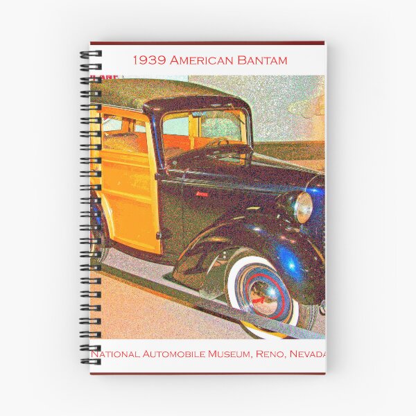 Item preview, 1939 American Bantam Classic Automobile, National Automobile Museum, Reno, Nevada, Digital Illustration designed and sold by AMacGPhilly.