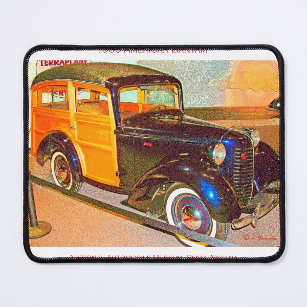 Item preview, 1939 American Bantam Classic Automobile, National Automobile Museum, Reno, Nevada, Digital Illustration designed and sold by AMacGPhilly.