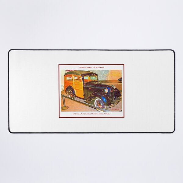 Item preview, 1939 American Bantam Classic Automobile, National Automobile Museum, Reno, Nevada, Digital Illustration designed and sold by AMacGPhilly.