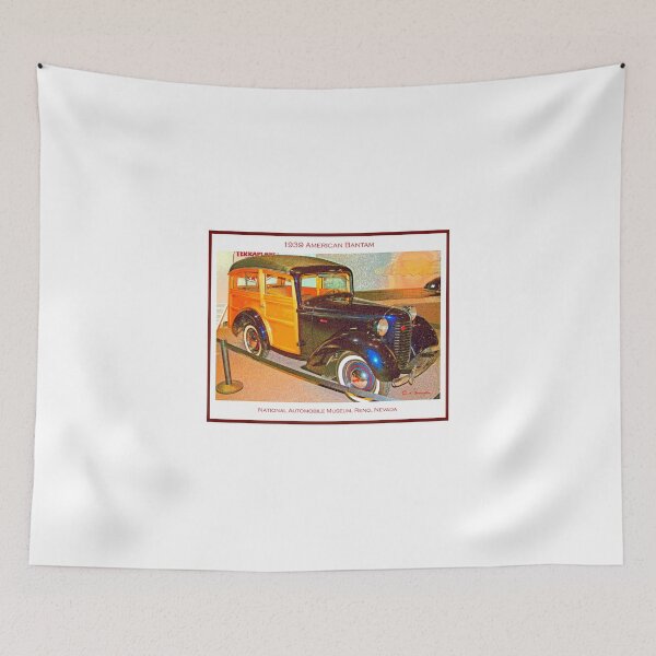 Item preview, 1939 American Bantam Classic Automobile, National Automobile Museum, Reno, Nevada, Digital Illustration designed and sold by AMacGPhilly.