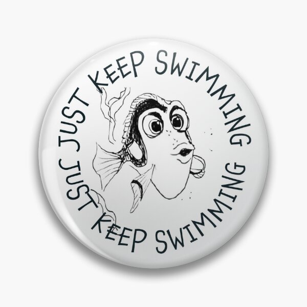 Item preview, Just keep swimming designed and sold by MyBottomShelf.
