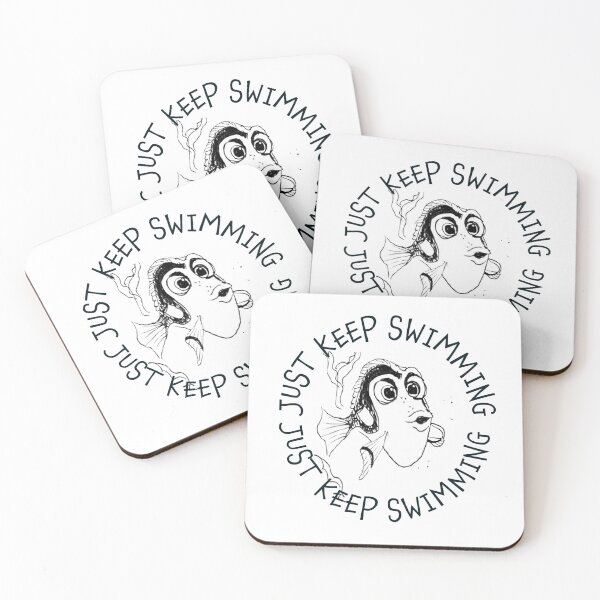 Item preview, Just keep swimming designed and sold by MyBottomShelf.