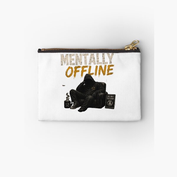 Item preview, Mentally Offline | Low Social Battery Aesthetic designed and sold by LowBatteryStudio ⭐.
