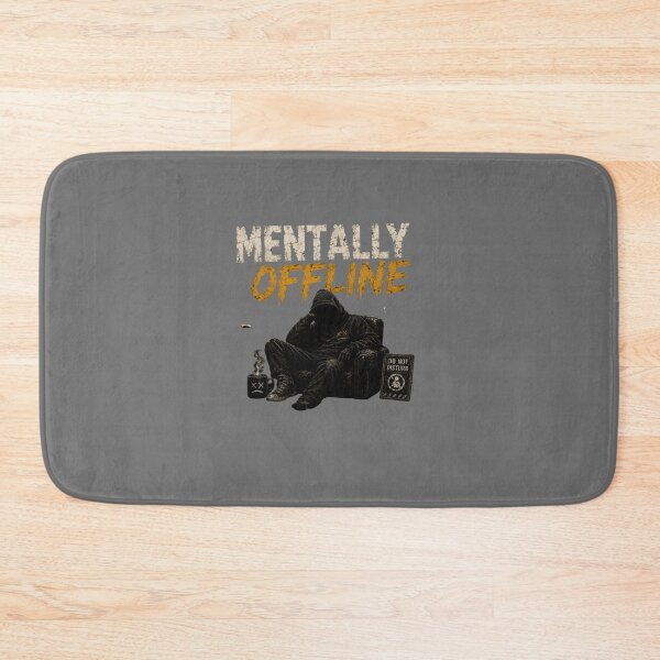 Item preview, Mentally Offline | Low Social Battery Aesthetic designed and sold by LowBatteryStudio ⭐.