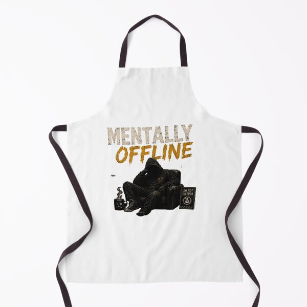 Item preview, Mentally Offline | Low Social Battery Aesthetic designed and sold by LowBatteryStudio ⭐.