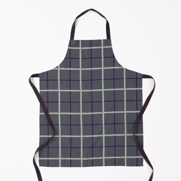 Item preview, Charcoal Windowpane Check with Cloud Grey & Aubergine  designed and sold by PSCSCo.