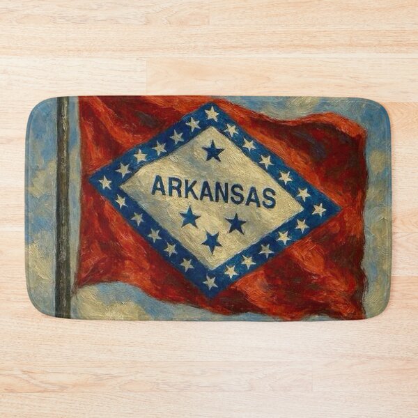 Item preview, Arkansas State Flag designed and sold by TinCatOutPost.