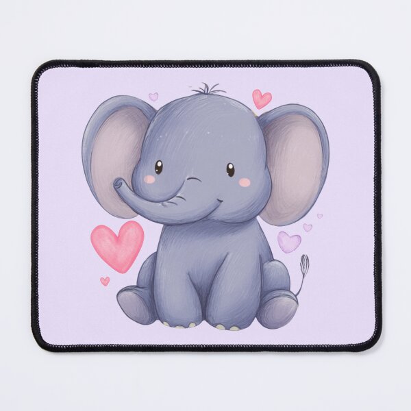 Item preview, Cute Baby Elephant designed and sold by bubblyrainbow.