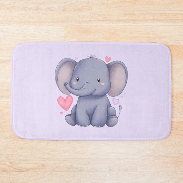 Item preview, Cute Baby Elephant designed and sold by bubblyrainbow.