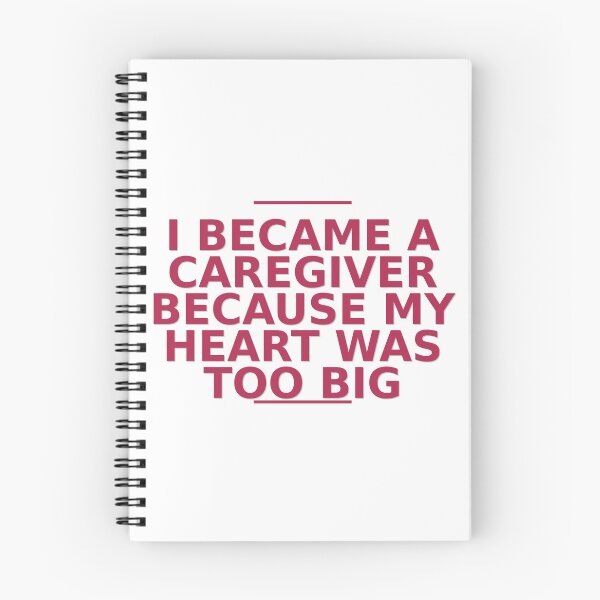 Item preview, I Became a Caregiver Because My Heart Was Too Big - Caregiver Gift designed and sold by HeartAndScrubs.
