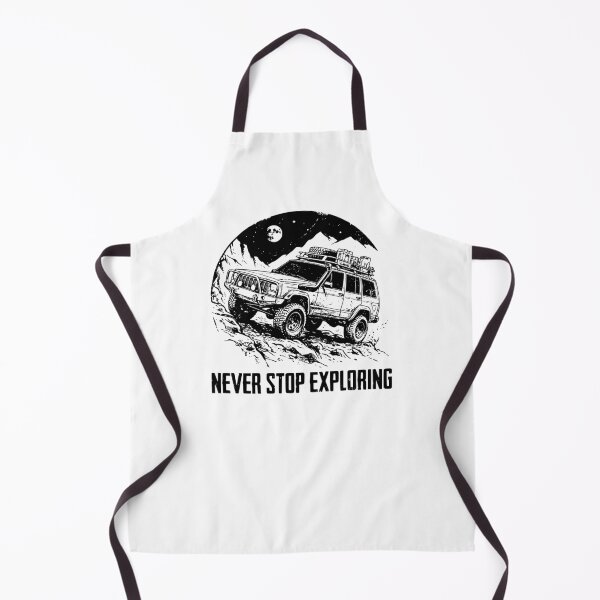 Item preview, Never Stop Exploring Cherokee XJ - Lifted 4x4 Mountain Overlanding Graphic designed and sold by Off-Road-Zone.