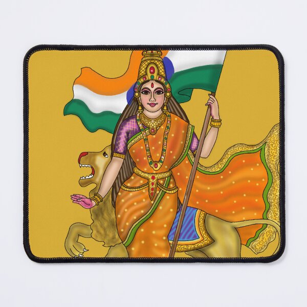Item preview, Bharat Mata Artwork | Divine Bharat Mata Digital Illustration designed and sold by Harshit_Digital_Arts.