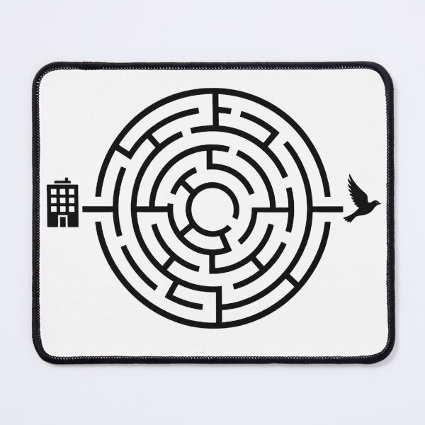 Item preview, Maze Of The 9 To 5 Funny Corporate Escape Matrix Meme designed and sold by PixelPublishing.