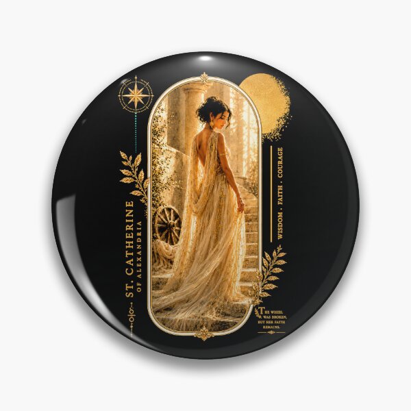 Item preview, St. Catherine of Alexandria — The Wheel Was Broken designed and sold by Sanctum Icons.