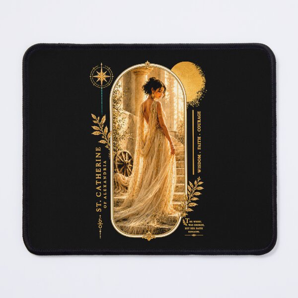Item preview, St. Catherine of Alexandria — The Wheel Was Broken designed and sold by Sanctum Icons.