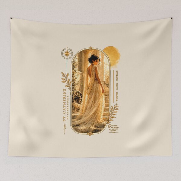 Item preview, St. Catherine of Alexandria — The Wheel Was Broken designed and sold by Sanctum Icons.