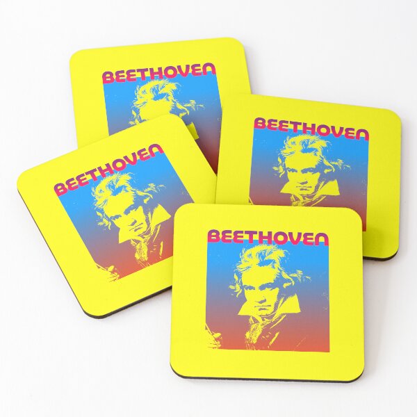 Item preview, Beethoven Retro Synthwave Concert T-Shirt designed and sold by Analog Threads & Goods.